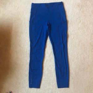 Lululemon fast and frees, jet steam size 6